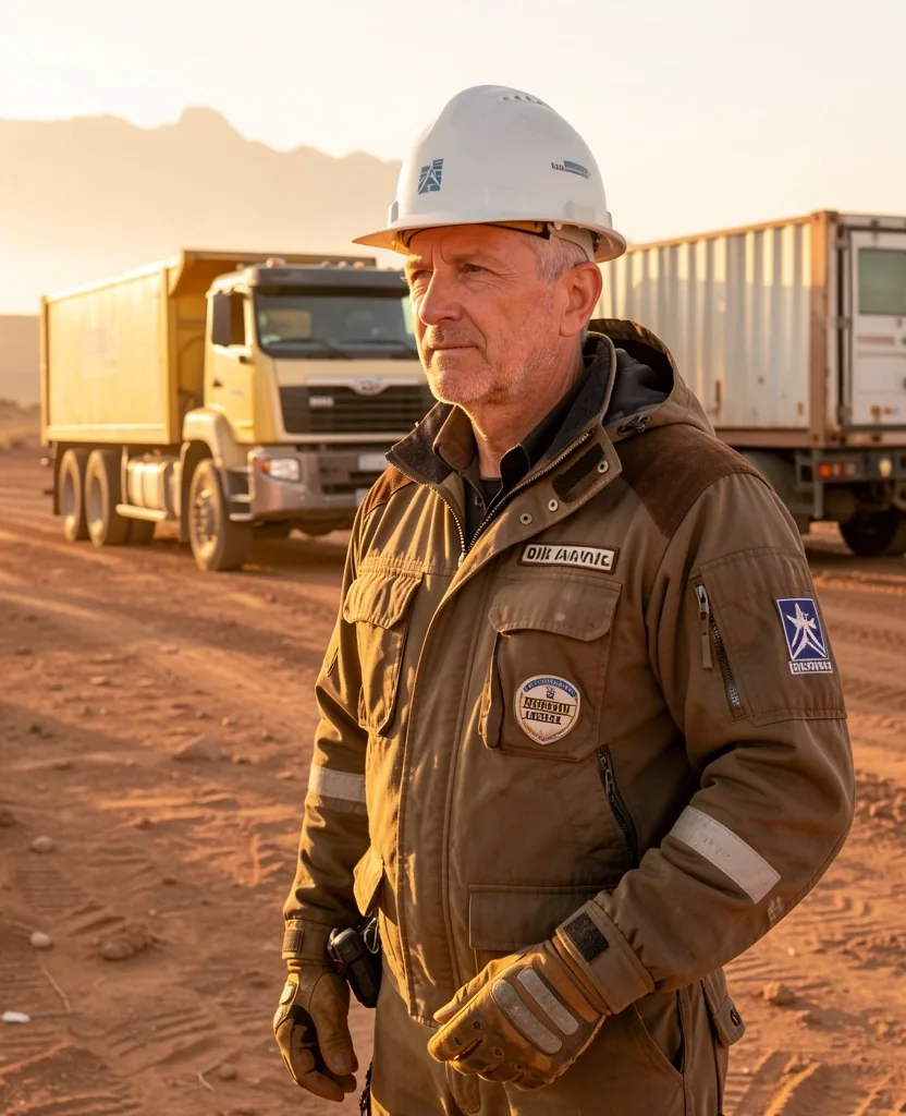 Coordinador de logística en campamento petrolero patagónico